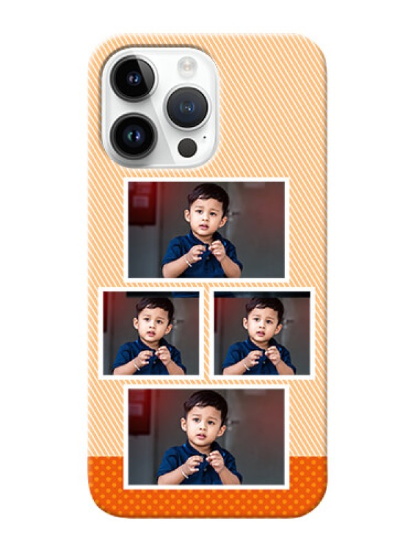 Custom iPhone 14 Pro Max Mobile Back Covers: Bulk Photos Upload Design