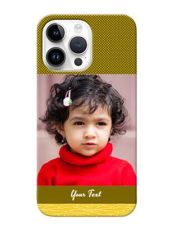 Custom iPhone 14 Pro Max custom mobile back covers: Simple Green Color Design