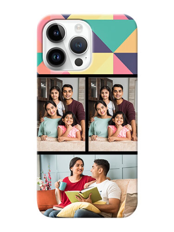 Custom iPhone 14 Pro Max personalised phone covers: Bulk Pic Upload Design