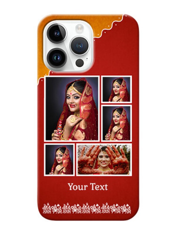 Custom iPhone 14 Pro Max customized phone cases: Wedding Pic Upload Design