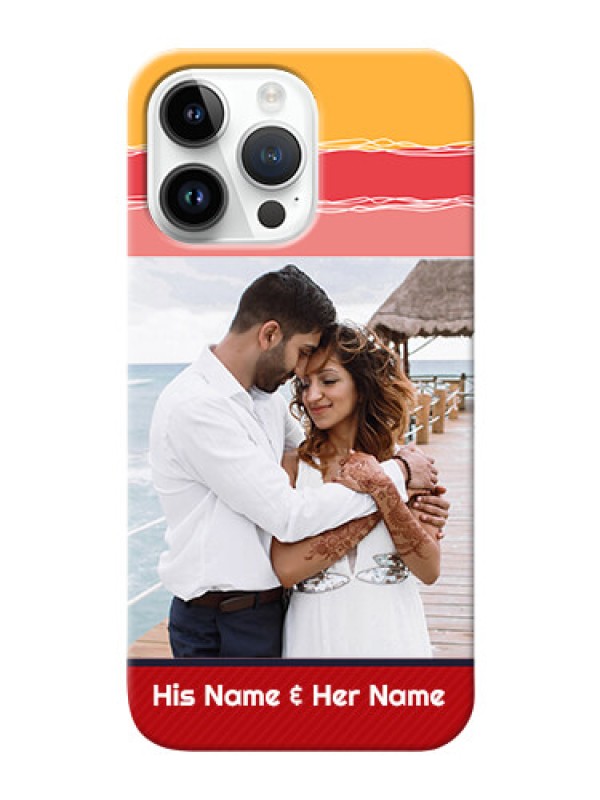 Custom iPhone 14 Pro Max custom mobile phone covers: Colorful Case Design