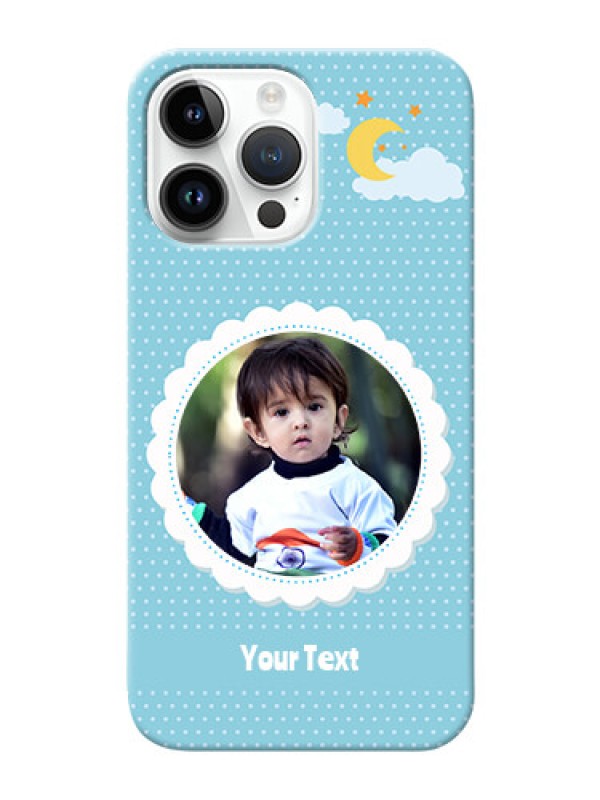 Custom iPhone 14 Pro Max mobile cases online: violet Pattern Design