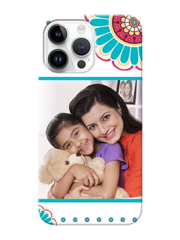 Custom iPhone 14 Pro Max custom mobile phone cases: Flower Design