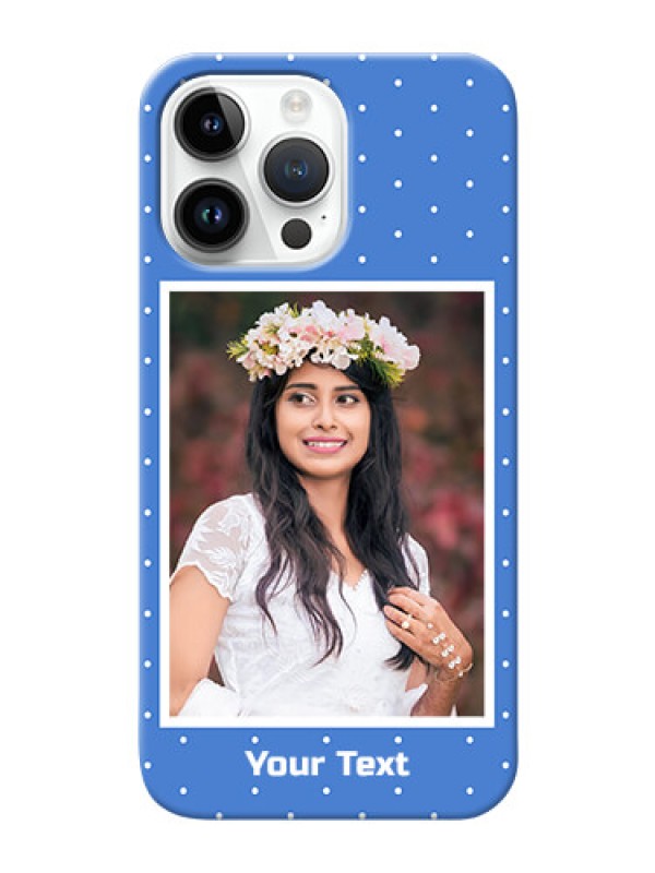 Custom iPhone 14 Pro Max Personalised Phone Cases: polka dots design