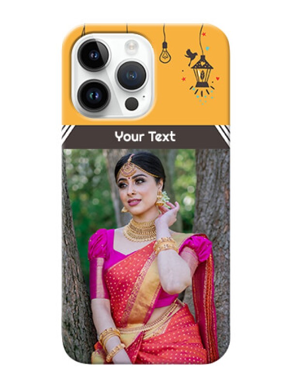 Custom iPhone 14 Pro Max custom back covers with Family Picture and Icons 