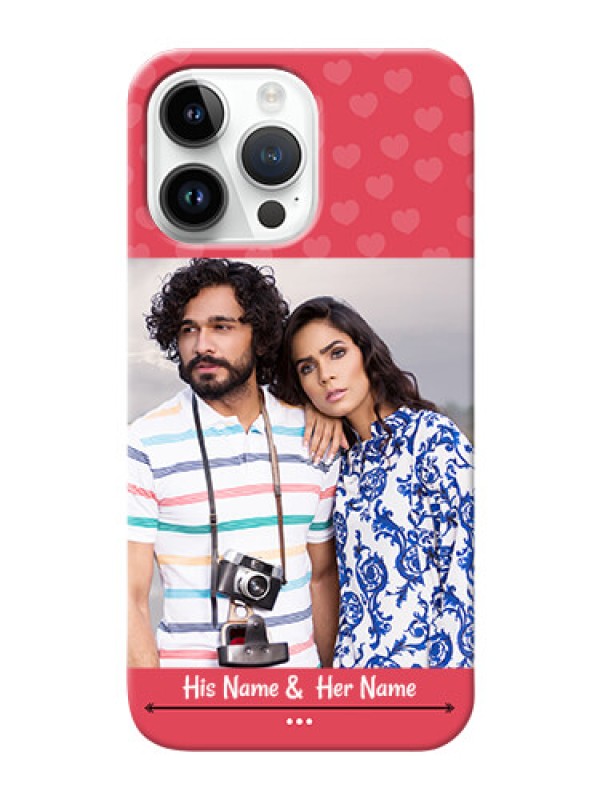 Custom iPhone 14 Pro Max Mobile Cases: Simple Love Design