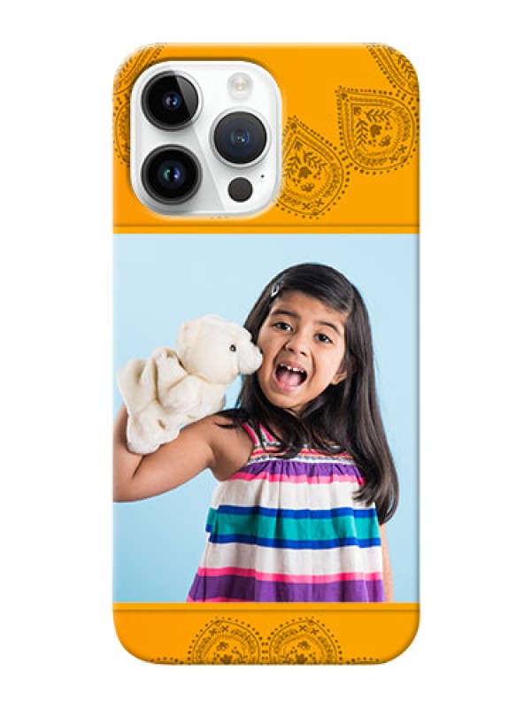 Custom iPhone 14 Pro Max custom mobile back covers: Photo Wedding Design 