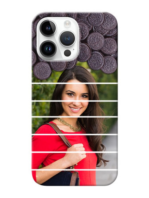 Custom iPhone 14 Pro Max Custom Mobile Covers with Oreo Biscuit Design