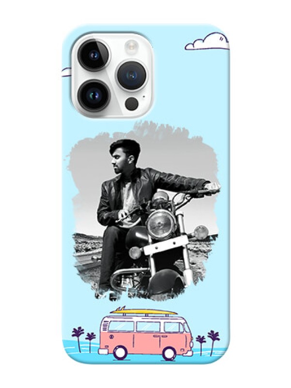Custom iPhone 14 Pro Max Mobile Covers Online: Travel & Adventure Design