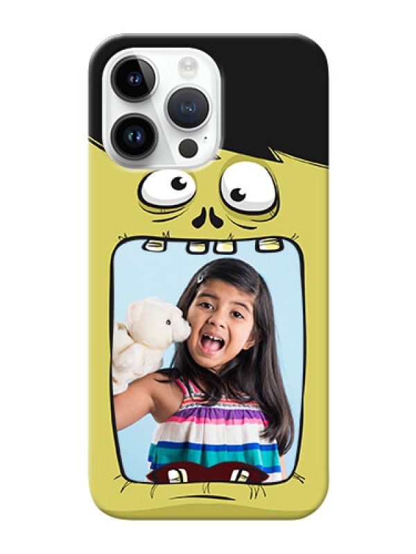 Custom iPhone 14 Pro Max Mobile Covers: Cartoon monster back case Design