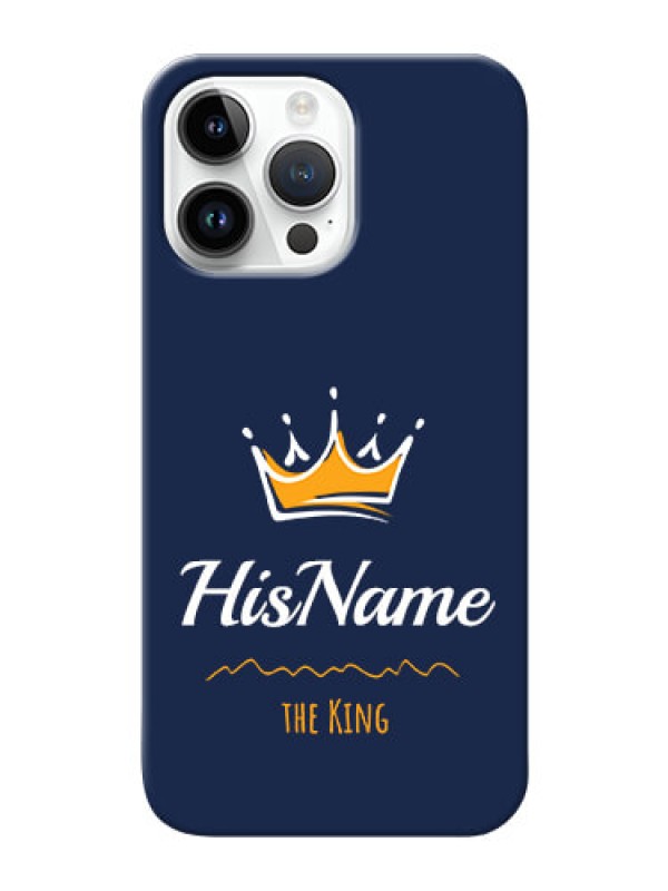 Custom iPhone 14 Pro Max King Phone Case with Name