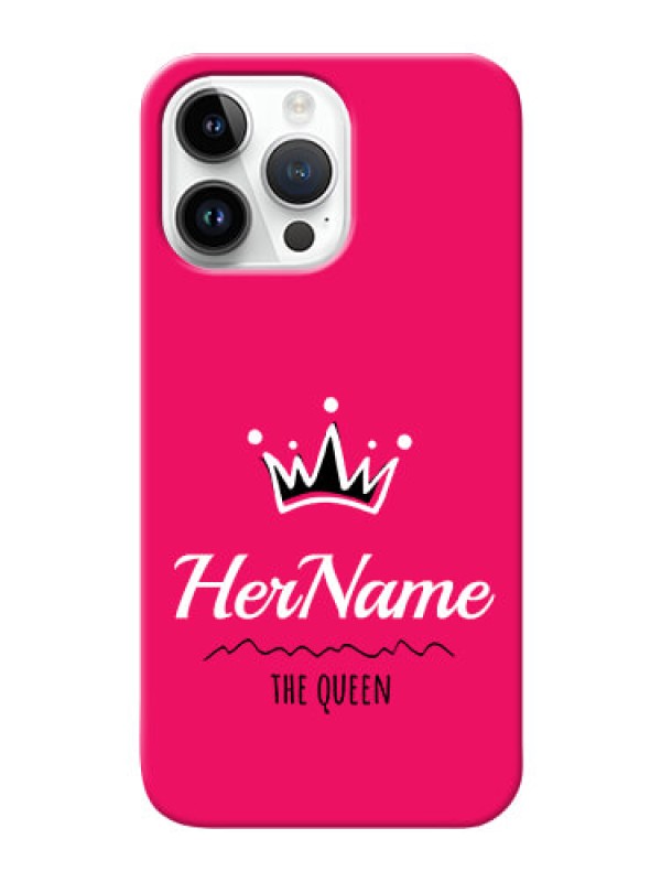 Custom iPhone 14 Pro Max Queen Phone Case with Name