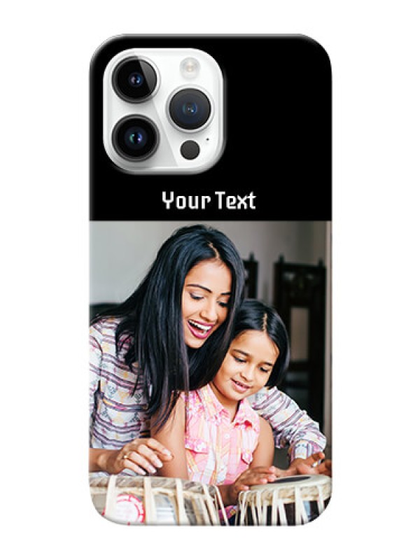 Custom iPhone 14 Pro Max Photo with Name on Phone Case