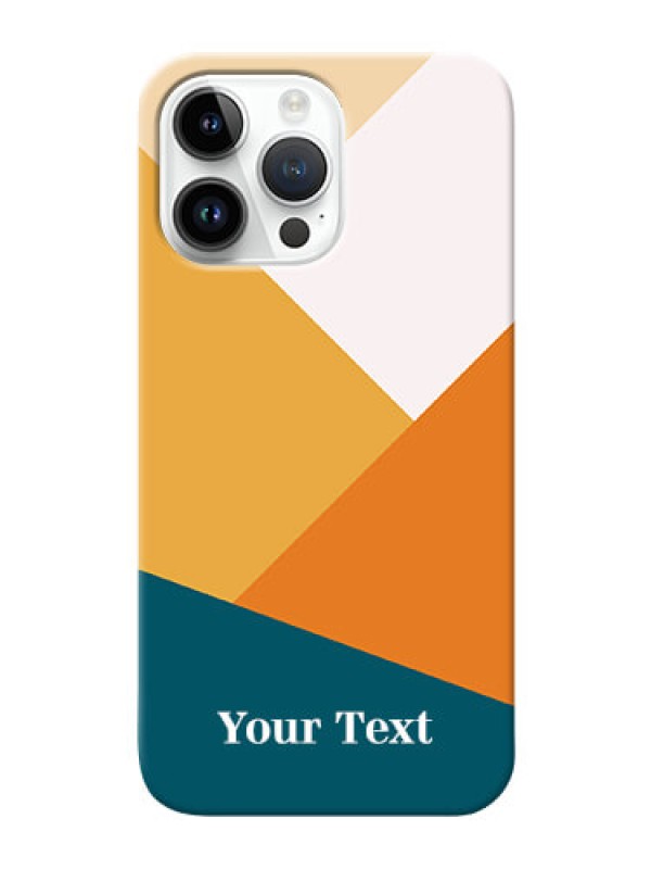 Custom iPhone 14 Pro Max Custom Phone Cases: Stacked Multi-colour Design