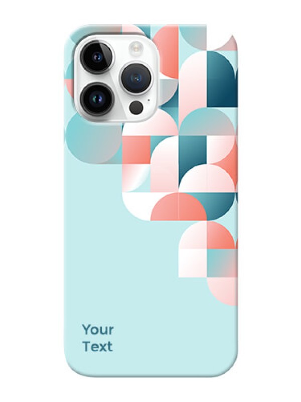 Custom iPhone 14 Pro Max Back Covers: Stylish Semi-circle Pattern Design