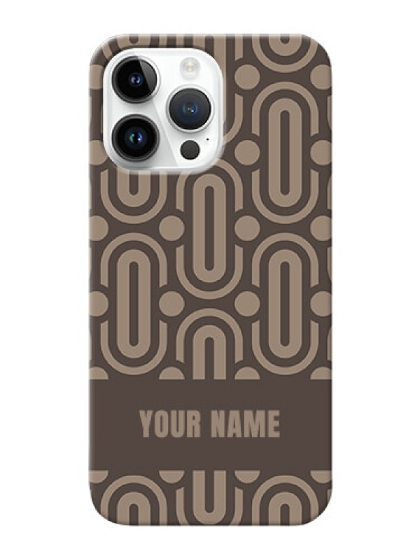 Custom iPhone 14 Pro Max Custom Phone Covers: Captivating Zero Pattern Design