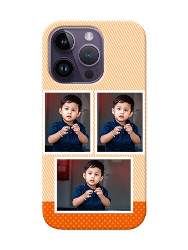Custom iPhone 14 Pro Mobile Back Covers: Bulk Photos Upload Design