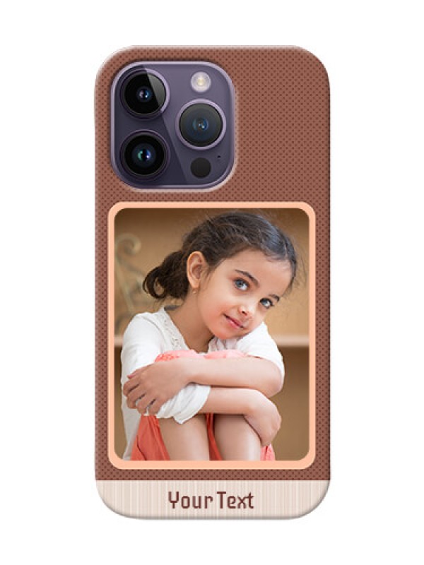 Custom iPhone 14 Pro Phone Covers: Simple Pic Upload Design