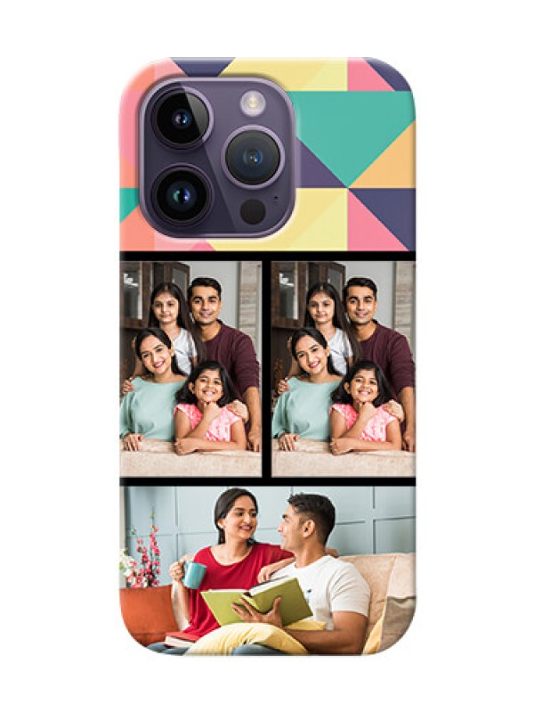 Custom iPhone 14 Pro personalised phone covers: Bulk Pic Upload Design