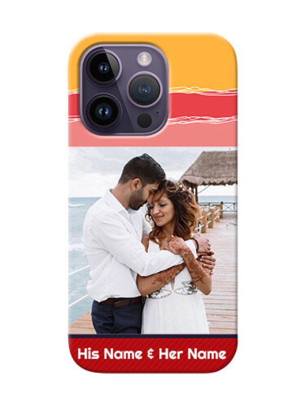 Custom iPhone 14 Pro custom mobile phone covers: Colorful Case Design