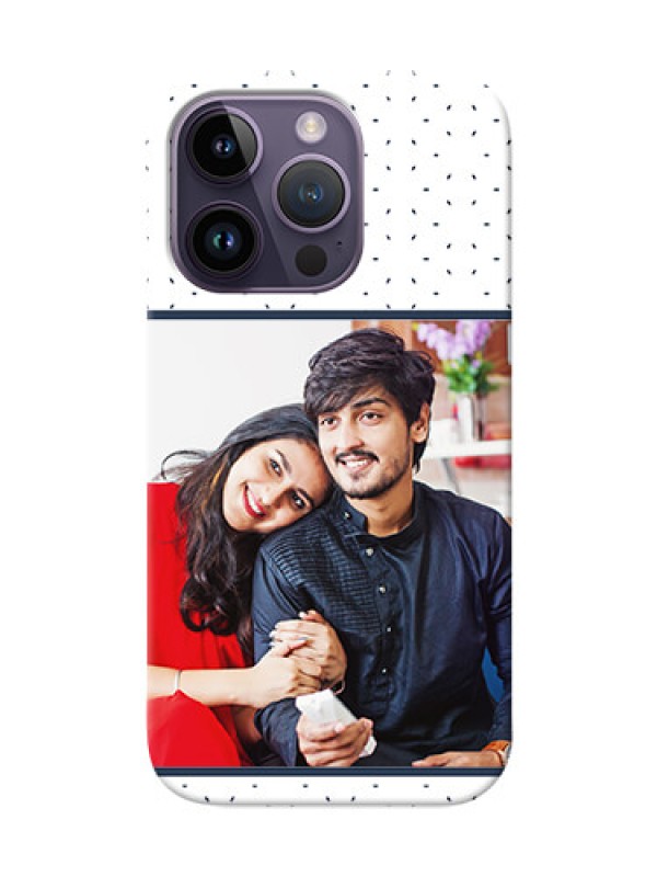 Custom iPhone 14 Pro Personalized Phone Cases: Premium Dot Design