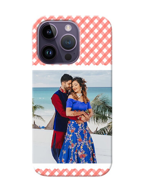 Custom iPhone 14 Pro custom mobile cases: Pink Pattern Design