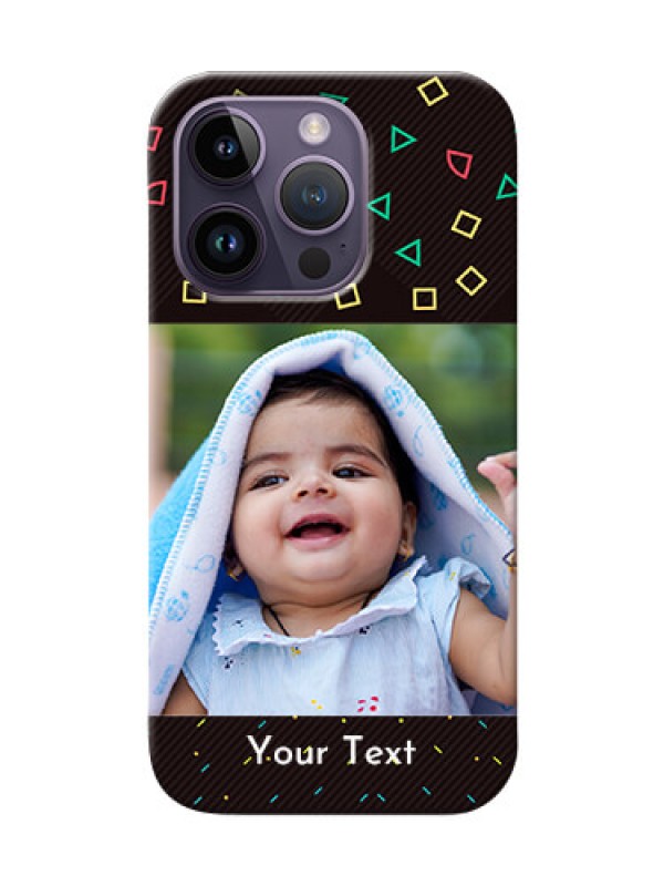 Custom iPhone 14 Pro custom mobile cases with confetti birthday design