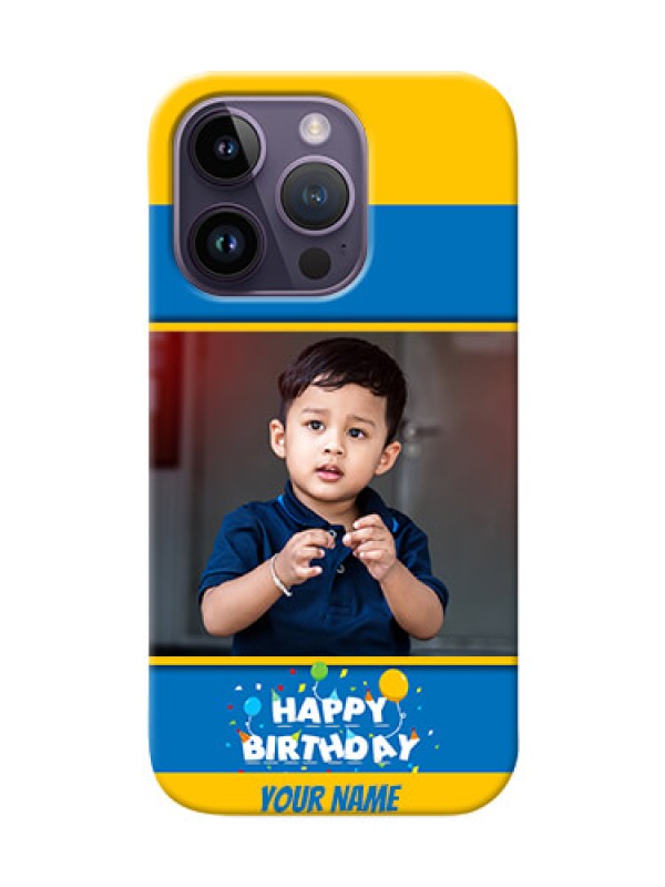 Custom iPhone 14 Pro Mobile Back Covers Online: Birthday Wishes Design
