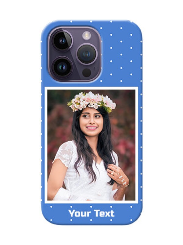 Custom iPhone 14 Pro Personalised Phone Cases: polka dots design