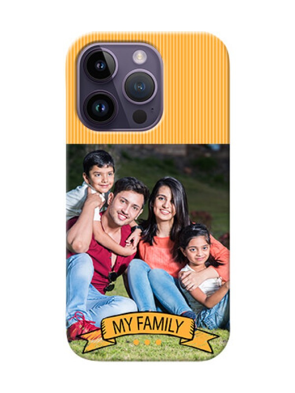 Custom iPhone 14 Pro Personalized Mobile Cases: My Family Design