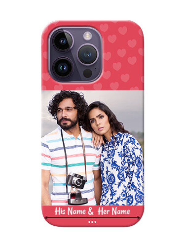 Custom iPhone 14 Pro Mobile Cases: Simple Love Design