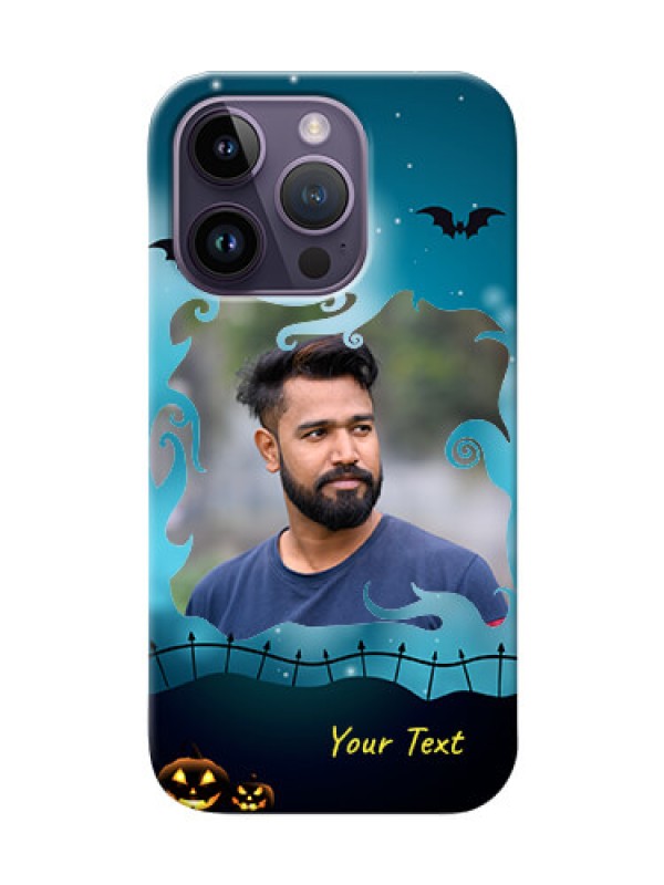 Custom iPhone 14 Pro Personalised Phone Cases: Halloween frame design