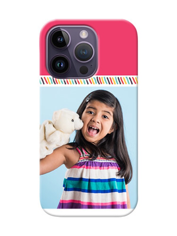 Custom iPhone 14 Pro Personalized Phone Cases: line art design