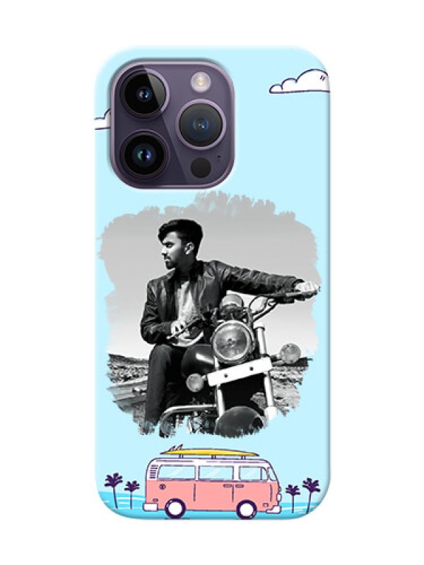 Custom iPhone 14 Pro Mobile Covers Online: Travel & Adventure Design
