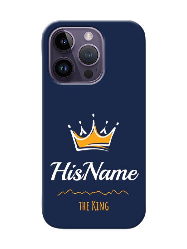 Custom iPhone 14 Pro King Phone Case with Name