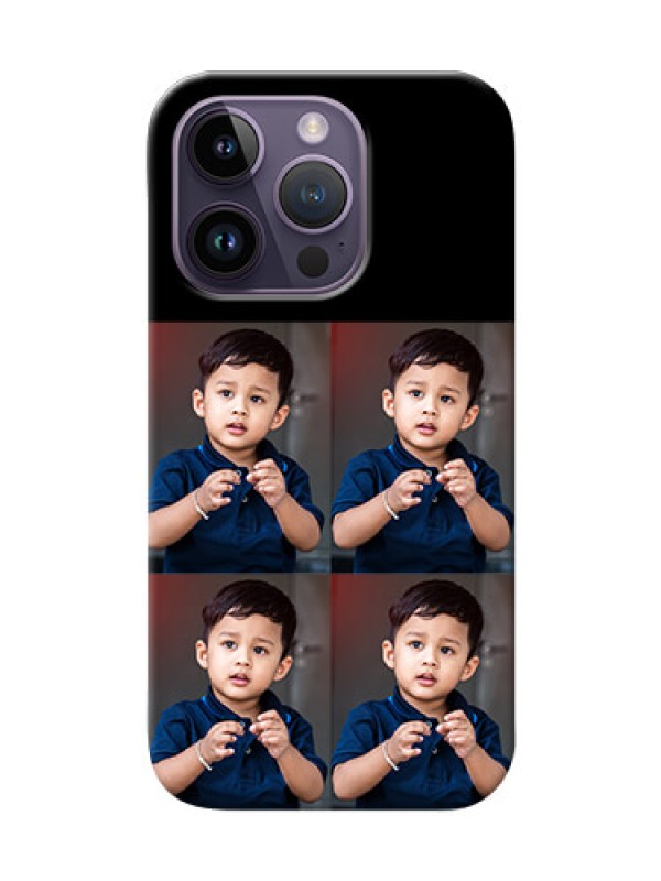 Custom iPhone 14 Pro 4 Image Holder on Mobile Cover