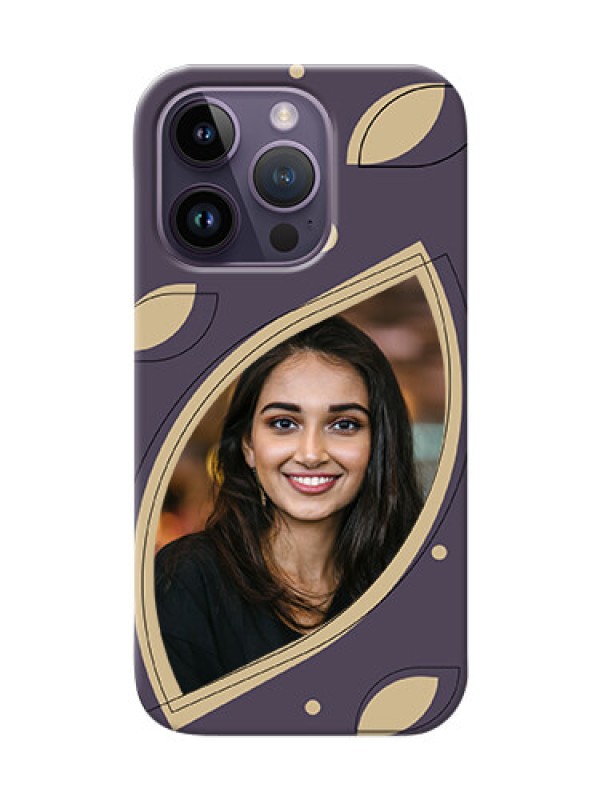 Custom iPhone 14 Pro Custom Phone Cases: Falling Leaf Design