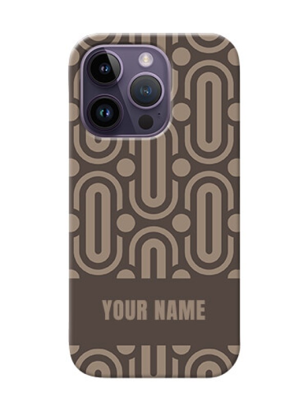 Custom iPhone 14 Pro Custom Phone Covers: Captivating Zero Pattern Design