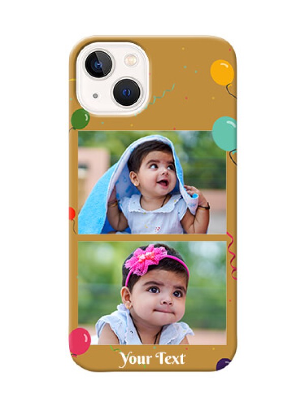 Custom iPhone 14 Phone Covers: Image Holder with Birthday Celebrations Design