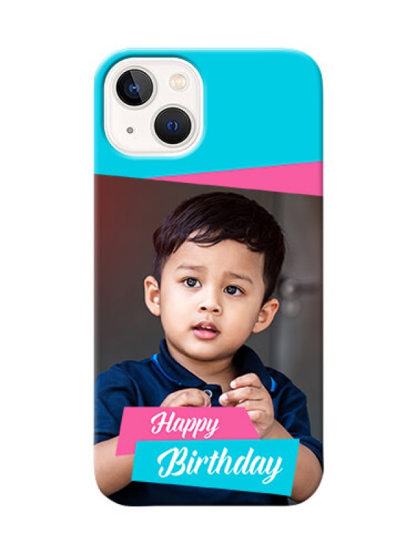 Custom iPhone 14 Mobile Covers: Image Holder with 2 Color Design