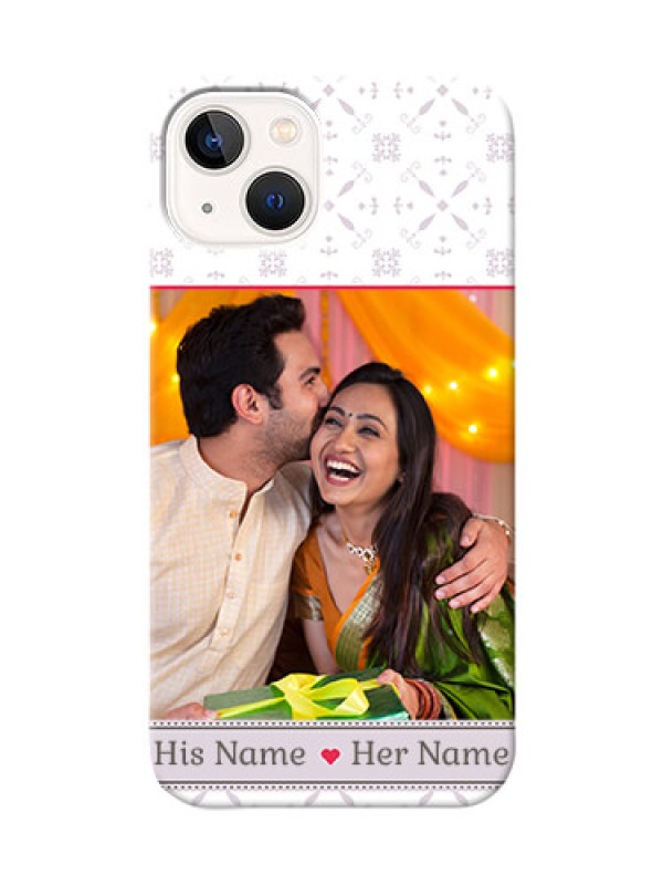 Custom iPhone 14 Phone Cases with Photo and Ethnic Design