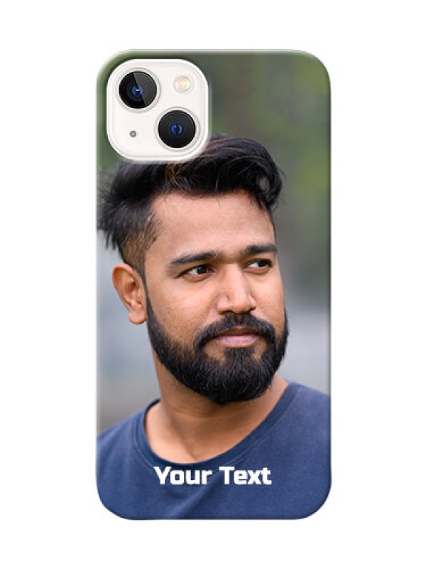 Custom iPhone 14 Mobile Cover: Photo with Text