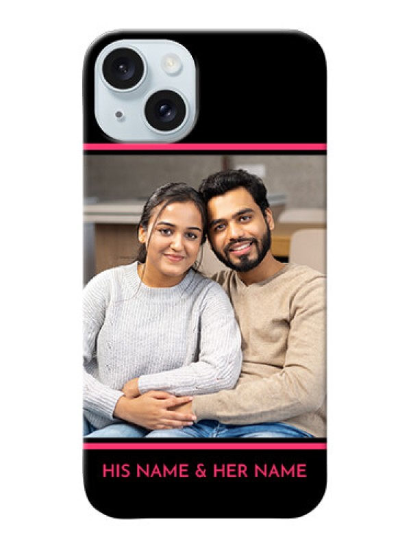 Custom iPhone 15 Plus Mobile Covers With Add Text Design