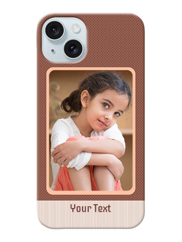 Custom iPhone 15 Plus Phone Covers: Simple Pic Upload Design