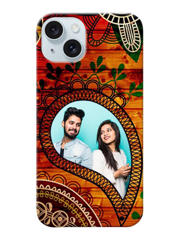 Custom iPhone 15 Plus custom mobile cases: Abstract Colorful Design