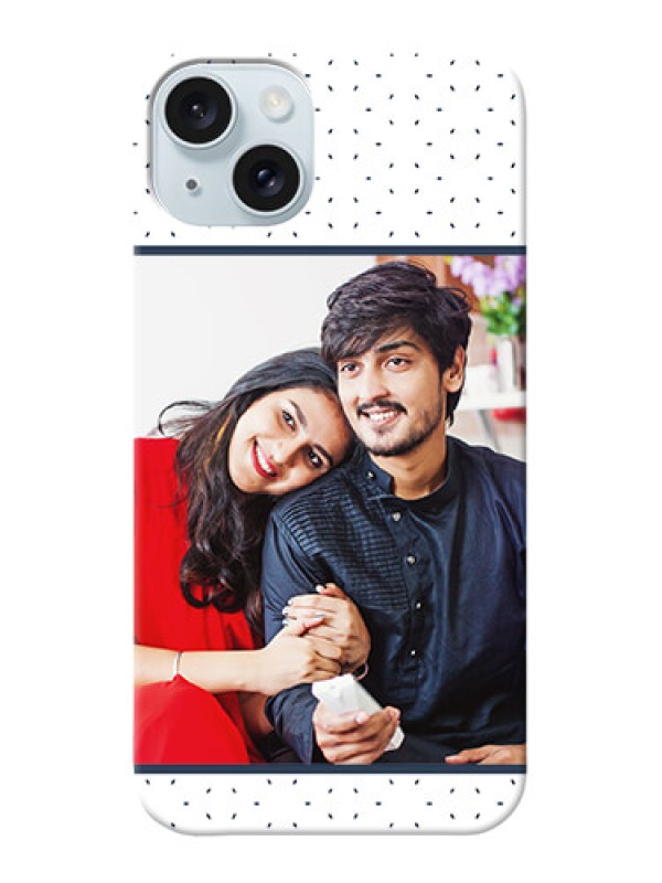 Custom iPhone 15 Plus Personalized Phone Cases: Premium Dot Design