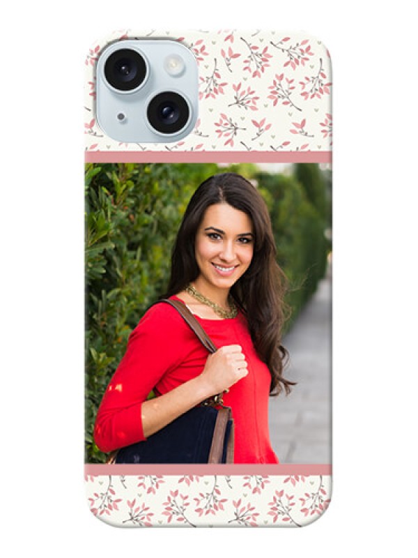 Custom iPhone 15 Plus Back Covers: Premium Floral Design