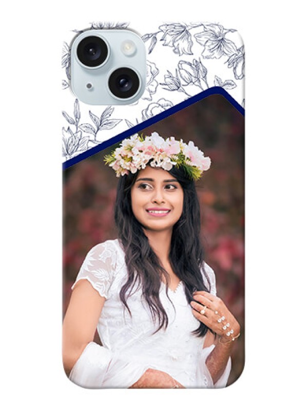 Custom iPhone 15 Plus Phone Cases: Premium Floral Design