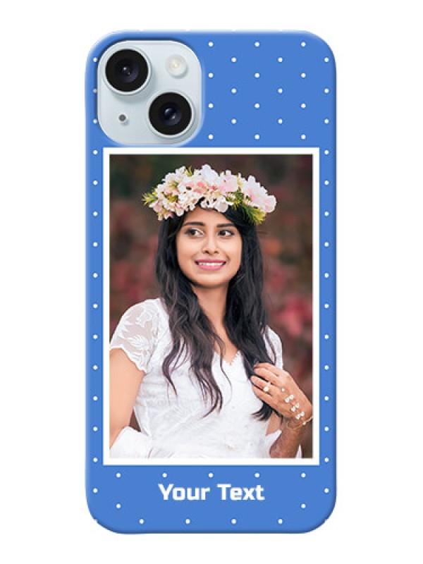 Custom iPhone 15 Plus Personalised Phone Cases: polka dots design