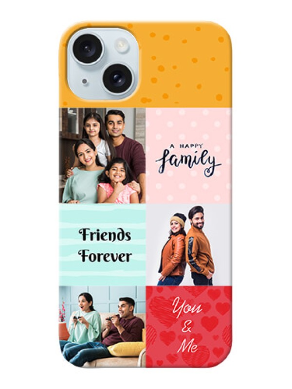 Custom iPhone 15 Plus Customized Phone Cases: Images with Quotes Design